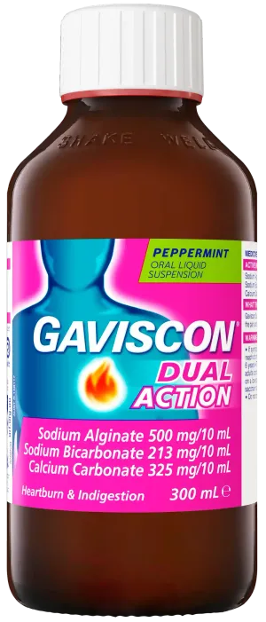 Gaviscon Dual Action Peppermint Liquid