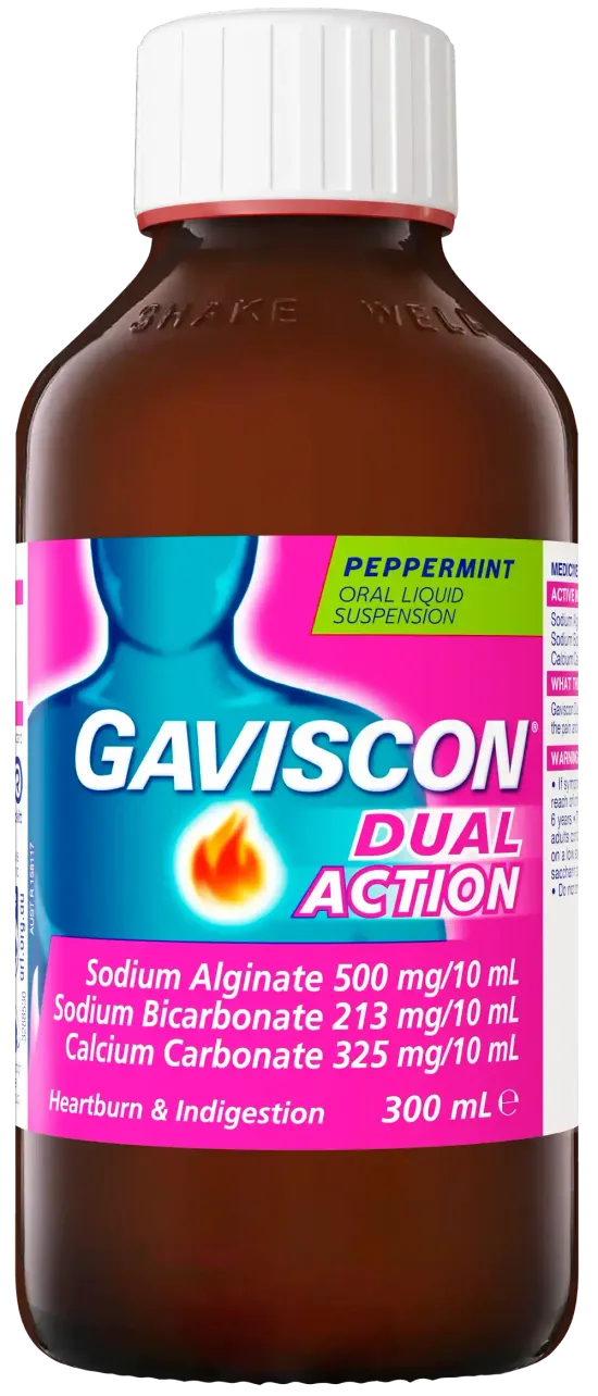 Gaviscon Dual Action Peppermint Liquid