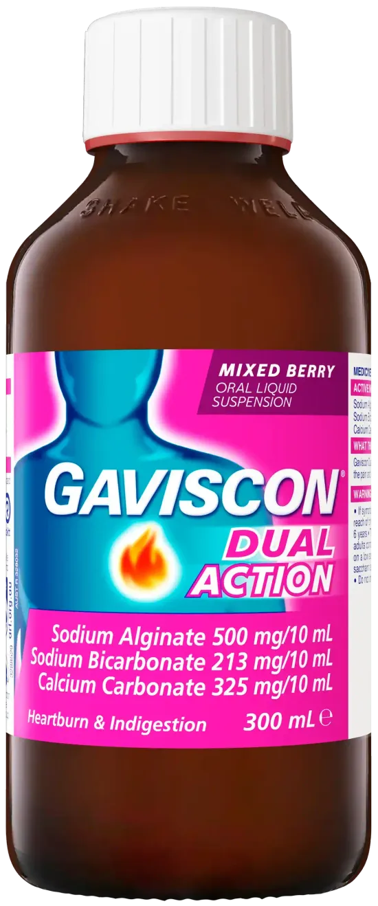 Gaviscon Dual Action Mixed Berry Liquid