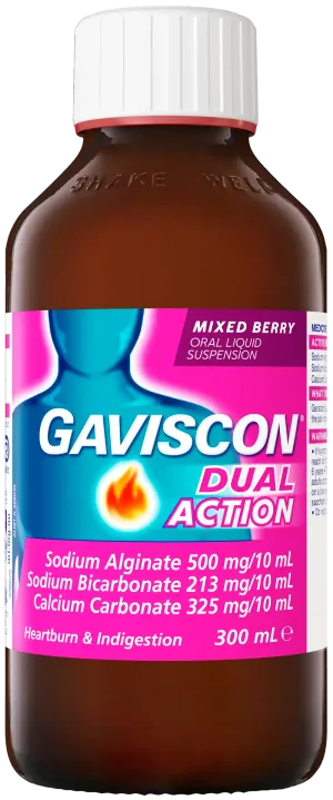 Gaviscon Dual Action Mixed Berry Liquid