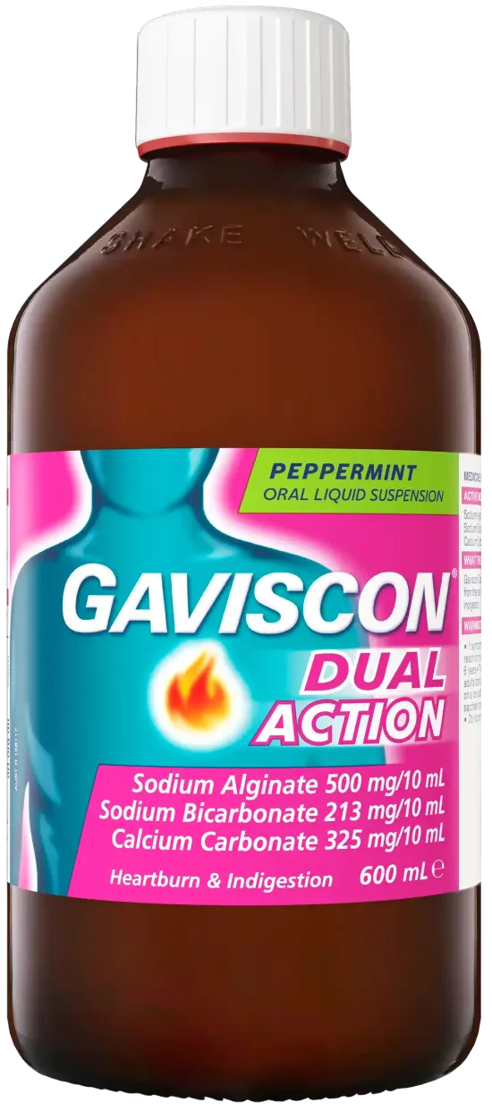 Gaviscon Dual Action Peppermint Liquid
