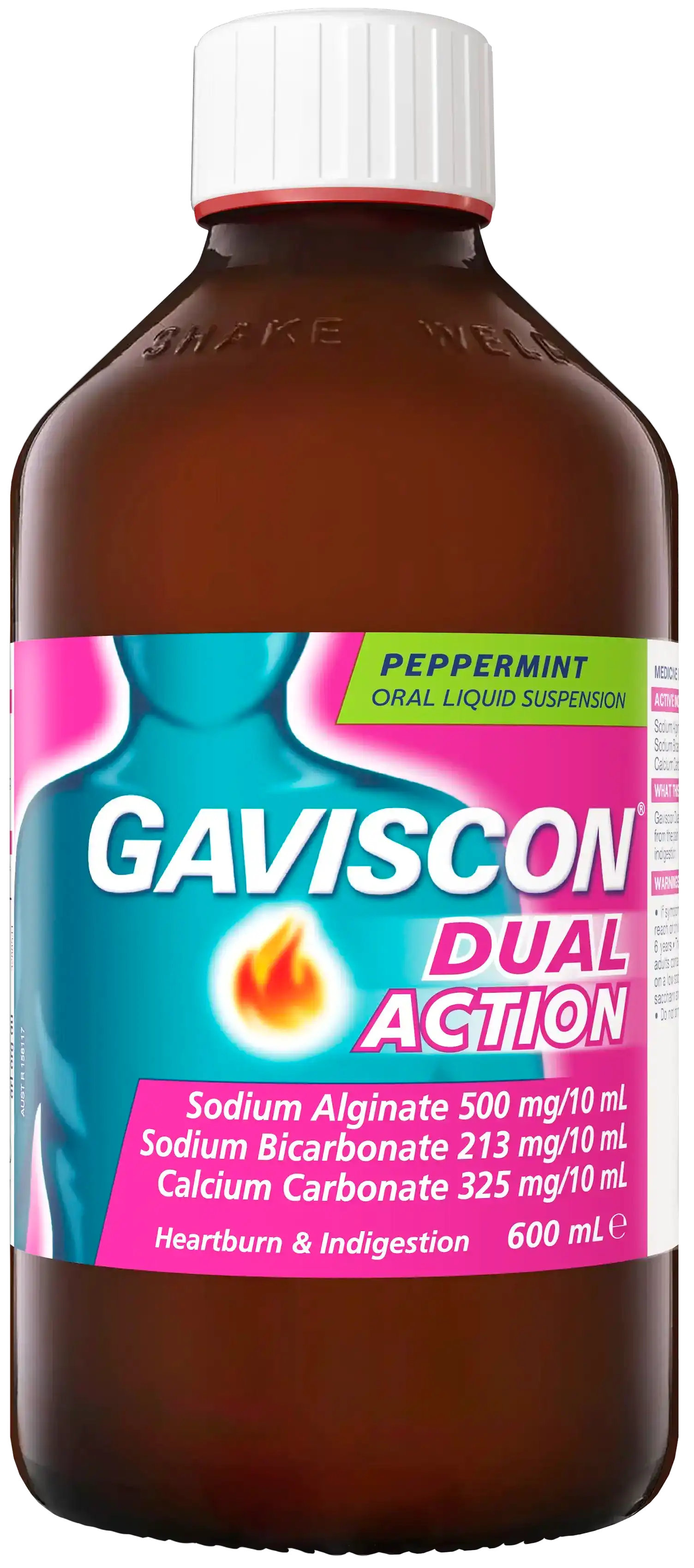 Gaviscon Dual Action Peppermint Liquid