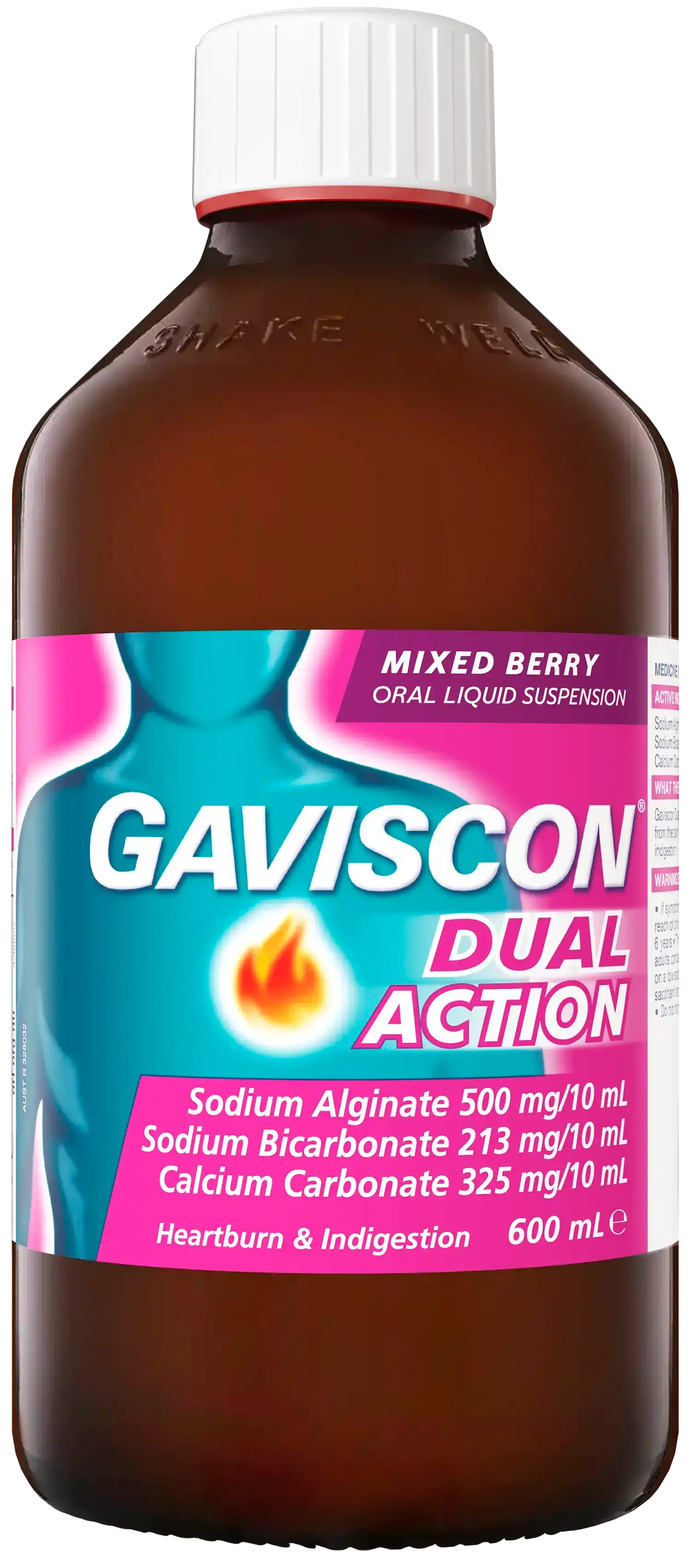 Gaviscon Dual Action Mixed Berry Liquid