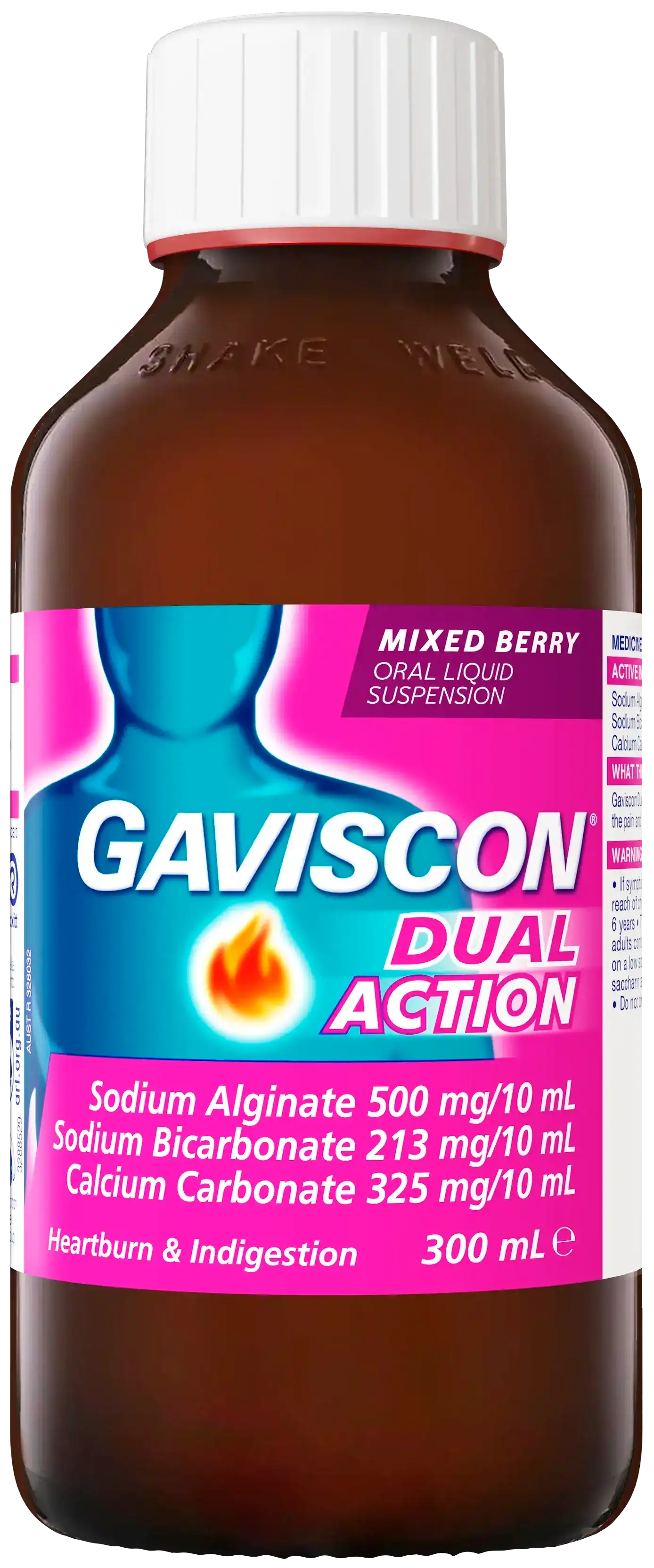 Gaviscon Dual Action Mixed Berry Liquid
