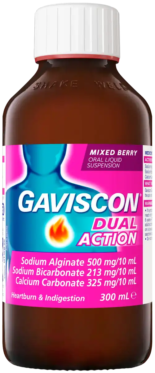 Gaviscon Dual Action Mixed Berry Liquid