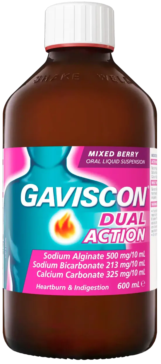 Gaviscon Dual Action Mixed Berry Liquid