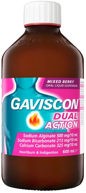 Gaviscon Dual Action Mixed Berry Liquid